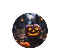 Phayah Patrón de modelado de calabaza, aroma de lavanda, aroma de coche, forma redonda, para colgar, fragancia para el interior del coche, ambientador de fragancia 6 unidades