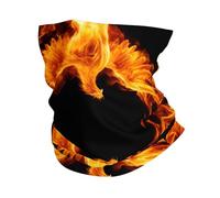 PHAYAH Phoenix In Fire - Máscara facial con estampado de fuego, bufanda de enfriamiento solar, pasamontañas para hombres y mujeres