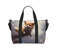 Phayah Puppy On A Branch - Bolsa de viaje cruzada para la noche, ideal para la escuela o para viajes nocturnos