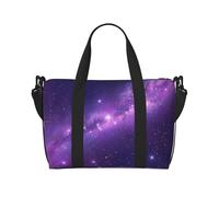 Phayah Purple River Of Stars - Bolsa de viaje para equipaje de mano, plegable, unisex, para viajes en avión