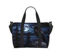 Phayah Raven In The Night - Bolsa de viaje de viaje, bolsa de equipaje de mano, plegable, unisex, para viajes en avión