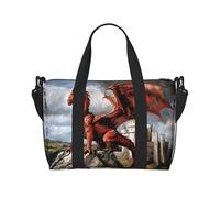 Phayah Red Dragon - Bolsa de viaje para equipaje de mano, plegable, unisex, para viajes en avión