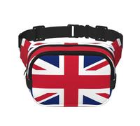 Phayah Riñonera con bandera británica para hombre y mujer con correa ajustable para entrenamiento al aire libre, viajes, casual, correr, senderismo, ciclismo