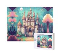 Phayah Rompecabezas clásico de castillo para adultos, 500 piezas. Decoración del hogar, fiesta de cumpleaños para hombres y mujeres, 20.4 x 15 pulgadas