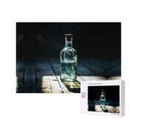 Phayah Rompecabezas de botella de agua vacía para adultos, 300 piezas. Decoración del hogar, fiesta de cumpleaños para hombres y mujeres, 15.7 x 11 pulgadas