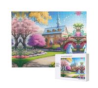 Phayah Rompecabezas de cuento de hadas de unicornio para adultos, 500 piezas. Decoración del hogar, fiesta de cumpleaños para hombres y mujeres, 20.4 x 15 pulgadas