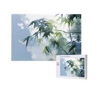 Phayah Rompecabezas de hojas de bambú para adultos, 1000 piezas. Decoración del hogar, fiesta de cumpleaños para hombres y mujeres, 29.5 x 19.7 pulgadas