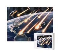 Phayah Rompecabezas de impacto de meteorito para adultos, 500 piezas. Decoración del hogar, fiesta de cumpleaños para hombres y mujeres, 20.4 x 15 pulgadas