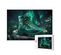 Phayah Rompecabezas de zapatos mágicos de viaje para adultos, 300 piezas. Decoración del hogar, fiesta de cumpleaños para hombres y mujeres, 15.7 x 11 pulgadas