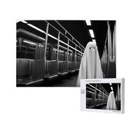 Phayah Rompecabezas Ghost at Midnight para adultos, 1000 piezas, juguetes de desarrollo de inteligencia para niños, 29.5 x 19.7 pulgadas