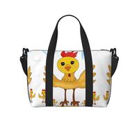 Phayah Rooster In The Square - Bolsa de viaje para equipaje de mano, plegable, unisex, para viajes en avión