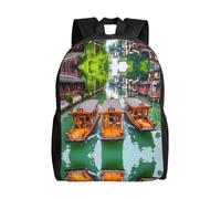 PHAYAH Rowboat In Water Country - Mochila ligera para laptop para hombres y mujeres, para niños y niñas
