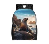 PHAYAH Sea Lion On The Rocks - Mochila ligera para laptop para hombres y mujeres, para niños y niñas