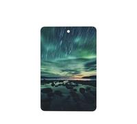 Phayah Sea Under The Aurora Borealis - Ambientador de fragancia rectangular para coche, aroma a lavanda, 6 unidades