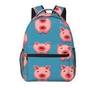 PHAYAH Sketch Of A Pig'S Head - Mochila para mujeres y hombres, mochila informal para adolescentes, niños y niñas, mochila para laptop de 15.7 pulgadas, mochila de viaje y negocios