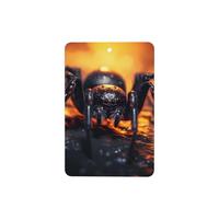 Phayah Spider In The Light - Ambientador rectangular con aroma a lavanda para coche, 6 unidades