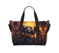 Phayah Spider in The Light - Bolsa de viaje deportiva, bolsa de gimnasio, bolsa de hombro para fin de semana para mujer, Black, Talla única