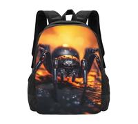 PHAYAH Spider In The Light - Mochila casual para laptop para hombres y mujeres, para niños y niñas, mochila ligera