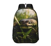 PHAYAH Spider In The Light - Mochila casual para laptop para hombres y mujeres, para niños y niñas, mochila ligera, Serpiente, Taille unique