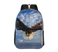 PHAYAH Spider In The Light - Mochila casual para laptop para hombres y mujeres, para niños y niñas, mochila ligera, Águila elevada, Taille unique