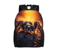 PHAYAH Spider In The Light - Mochila casual para laptop para hombres y mujeres, para niños y niñas, mochila ligera