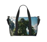 Phayah Stone Beast - Bolsa de viaje para fin de semana, gimnasio, para mujeres y niñas, resistente al agua, Black, Talla única