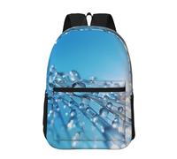 PHAYAH Strange Planet Space Pattern - Bolsa ligera para laptop de 17 pulgadas para niñas y mujeres, mochila informal para el regreso a la escuela, Gotas de rocío de cristal, Taille unique