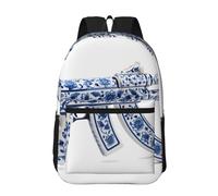 PHAYAH Strange Planet Space Pattern - Bolsa ligera para laptop de 17 pulgadas para niñas y mujeres, mochila informal para el regreso a la escuela, Pistola de cerámica, Taille unique