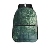 PHAYAH Strange Planet Space Pattern - Bolsa ligera para laptop de 17 pulgadas para niñas y mujeres, mochila informal para el regreso a la escuela, Bosque de bambú verde, Taille unique