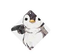 Phayah Tarjetas cuadradas de ambientadores para coche, 6 unidades, con diseño de pingüino de caricatura, tabletas de aromaterapia, tarjeta perfumada para colgar, aroma a lavanda que elimina el olor