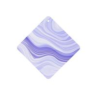 Phayah Tarjetas cuadradas de ambientadores para coche, 6 unidades, con patrón de ondas azules y moradas, tarjetas aromáticas para colgar, aroma a lavanda