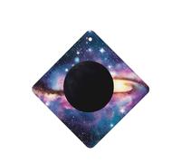 Phayah Tarjetas cuadradas de ambientadores para coche, 6 unidades, con patrón de planeta negro, para aromaterapia, tarjetas perfumadas colgantes, aroma a lavanda