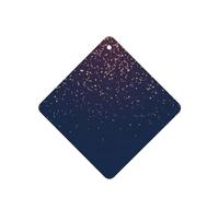 Phayah Tarjetas cuadradas de ambientadores para coche, 6 unidades, diseño de cielo azul marino y estrellas, tarjeta perfumada para colgar, aroma a lavanda que elimina el olor