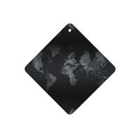 Phayah Tarjetas cuadradas de ambientadores para coche, 6 unidades, diseño de mapa del mundo, tabletas de aromaterapia, tarjeta perfumada colgante, aroma de lavanda que elimina el olor