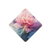 Phayah Tarjetas cuadradas de ambientadores para coche, 6 unidades, diseño de nube, humo, flores, tabletas de aromaterapia, tarjeta perfumada colgante, aroma a lavanda