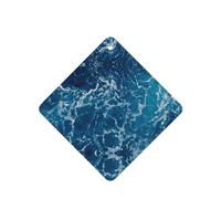 Phayah Tarjetas cuadradas de ambientadores para coche, 6 unidades, diseño de océano tropical, playa, aromaterapia, tabletas, tarjeta perfumada, aroma a lavanda que elimina el olor