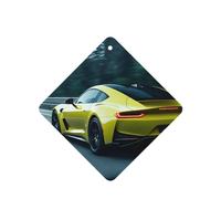Phayah Tarjetas cuadradas de ambientadores para coche, 6 unidades, estilo futuro, patrón de coche deportivo, tabletas de aromaterapia, tarjeta perfumada para colgar, aroma a lavanda