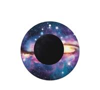 Phayah Tarjetas de ambientadores de coche de forma redonda, 6 unidades, con patrón de planeta negro, para aromaterapia, tarjeta perfumada colgante, aroma a lavanda