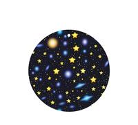 Phayah Tarjetas de ambientadores de coche de forma redonda, 6 unidades, diseño de galaxia, universo, estrellas, tabletas de aromaterapia, tarjeta perfumada para colgar, aroma a lavanda