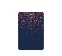 Phayah Tarjetas de ambientadores rectangulares para coche, 6 unidades, diseño de cielo azul marino y estrellas, tarjeta perfumada para colgar, aroma a lavanda que elimina el olor
