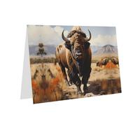 PHAYAH Tarjetas de felicitación en blanco con sobres, 10 x 15 cm, para Navidad, vacaciones, cumpleaños, graduación, aniversario, color gris