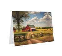 PHAYAH Tarjetas de felicitación en blanco con sobres de 10 x 15 cm, para Navidad, vacaciones, cumpleaños, graduación, aniversario, color gris