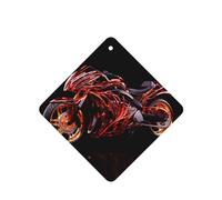 Phayah Techno - Ambientador cuadrado para coche, diseño de locomotora, aroma a lavanda, 6 unidades, para cajones de armario de automóviles