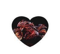 Phayah Techno - Ambientador para coche, diseño de locomotora, aroma a lavanda, tarjeta con forma de corazón, para colgar, 4 unidades, para cajones de armario de automóviles