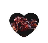 Phayah Techno - Ambientador para coche, diseño de locomotora, aroma a lavanda, tarjeta con forma de corazón, para colgar, 6 unidades, para cajones de armario de automóviles