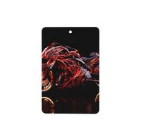 Phayah Techno - Ambientador rectangular para coche, diseño de locomotora, aroma a lavanda, 4 unidades, para cajones de armario de automóviles