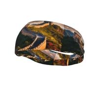 Phayah The Great Wall Of China Diademas con patrón para mujeres y hombres, diadema deportiva para correr, ciclismo, yoga, gimnasio, entrenamiento