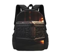 PHAYAH The Mysterious Music Box - Mochila informal para mujeres y hombres, mochila informal para adolescentes, niños y niñas, bolsa de libros para laptop de 16.5 pulgadas, viajes y negocios