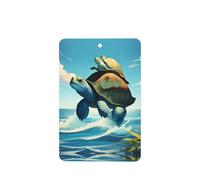 Phayah Tortuga Ocean Sea Pattern Lavanda Aroma Coche Aroma Rectángulo Colgante Fragancia Tableta Coche Interior Fragancia Ambientador 6p