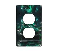 Phayah Traveling Magic Shoes - Cubiertas decorativas para toma de corriente, receptáculo, dúplex, placa de interruptor de luz, cubierta de enchufe doble individual